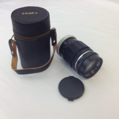 Screw Mount Sears 135mm F3.5 Camera Lens With Case