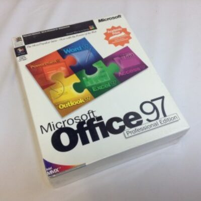 Sealed MICROSOFT OFFICE 97 PROFESSIONAL EDITION CD PC COMPUTER