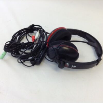 Turtle Beach Ear Force P11 Black/Red Headband Headsets for Multi-Platform
