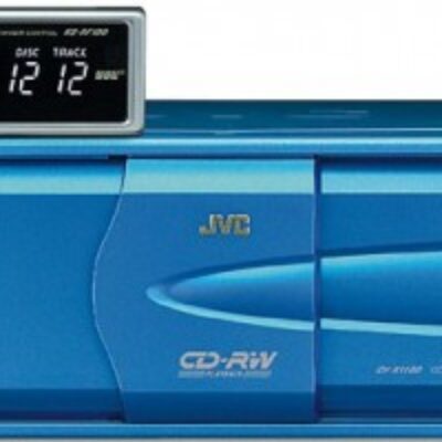 Blue JVC CH-X1100 Car CD Changer with Accessories