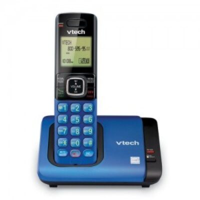 Vtech Cs6719-15 Dect 6.0 Cordless Phone With Caller Id/Call Waiting, 1 Cordless BLUE