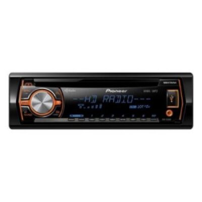 PIONEER DEH-X55HD CD MP3 PANDORA IPOD CAR STEREO RECEIVER WITH BUILT IN HD RADIO
