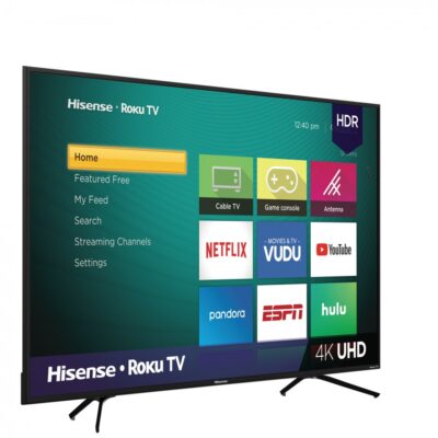 43″ Hisense Roku Smart 4K UHD TV w/ Remote